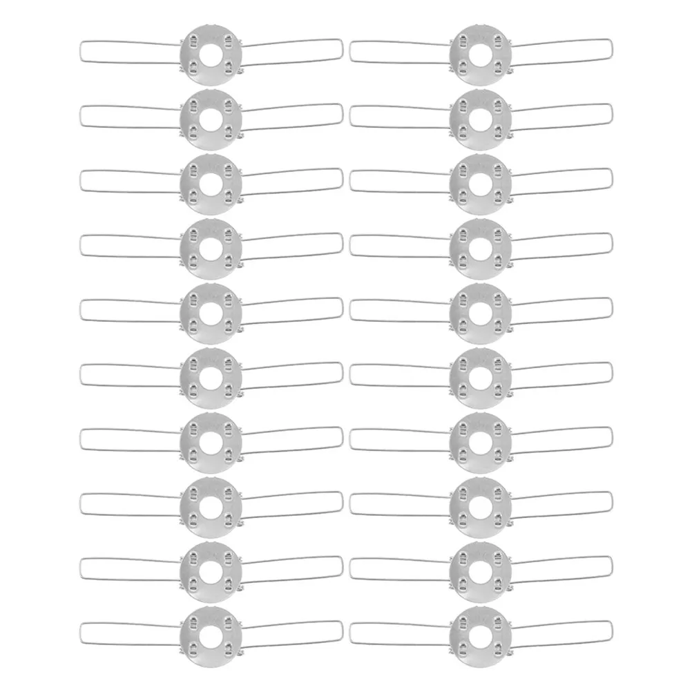 

30 шт. железных пружинных зажимов для крепления абажура, износостойкие опорные фиксаторы для подвесных светильников, люстр, держатели для крепления плафонов