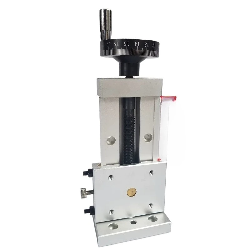 Z-axis linear module of precision vertical sliding table worktable dovetail slot sliding table sliding screw table welding tool