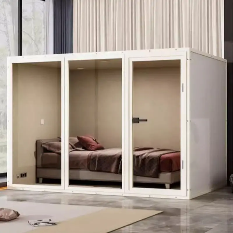 Mobile Office Villa Soundproof Pod Flame Retardant Silent Singing Piano Room Ventilated Warehouse Mobile Office