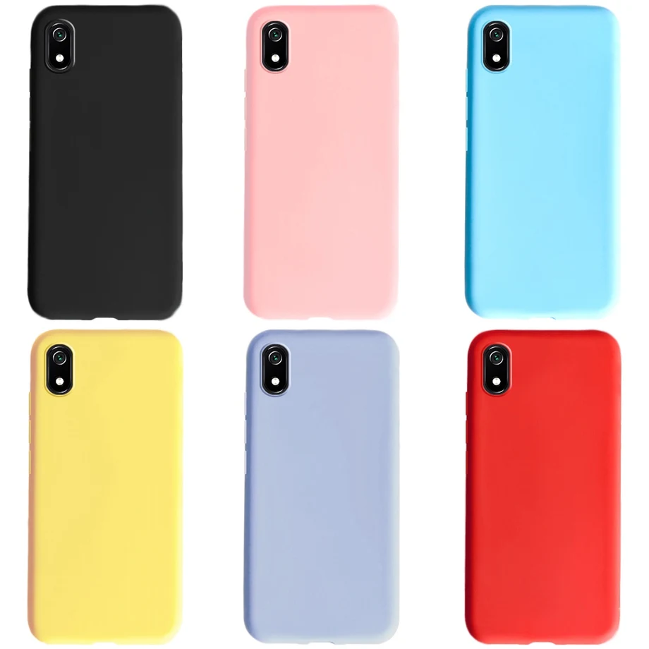 Case For Xiaomi Redmi 7A Matte TPU Cases Silicone TPU Soft Cover For Redmi 7A Case