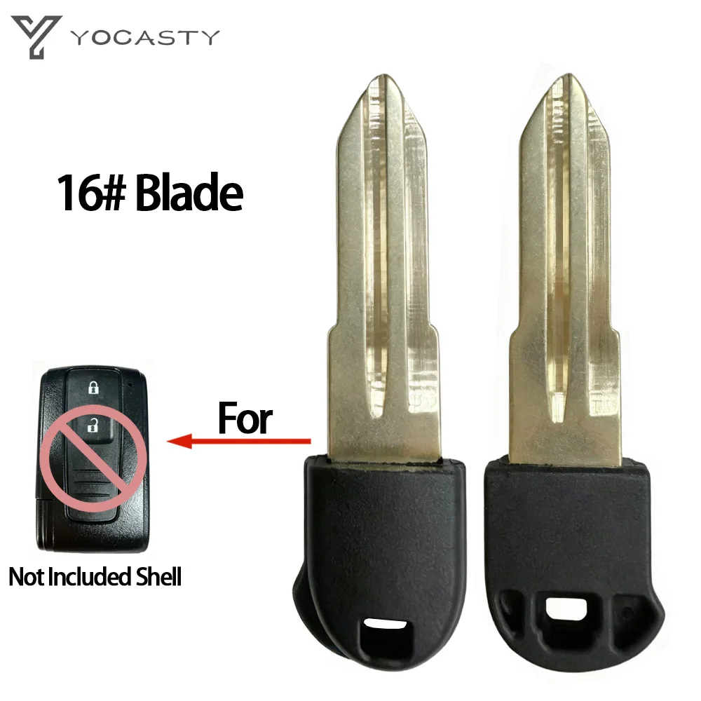 16# Blade 5PCS Replacement Smart Car Key Blade For Toyota 2004 2005 2006 2007 2008 2009 Corolla Verso Camry T0Y43