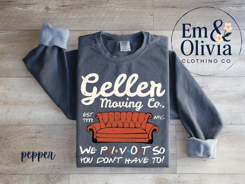 الأصدقاء روس جيلر محور الخريف والشتاء البلوز برنامج تلفزيوني Crewneck مطابقة هوديس طويلة الأكمام الدفء الكبار البلوز