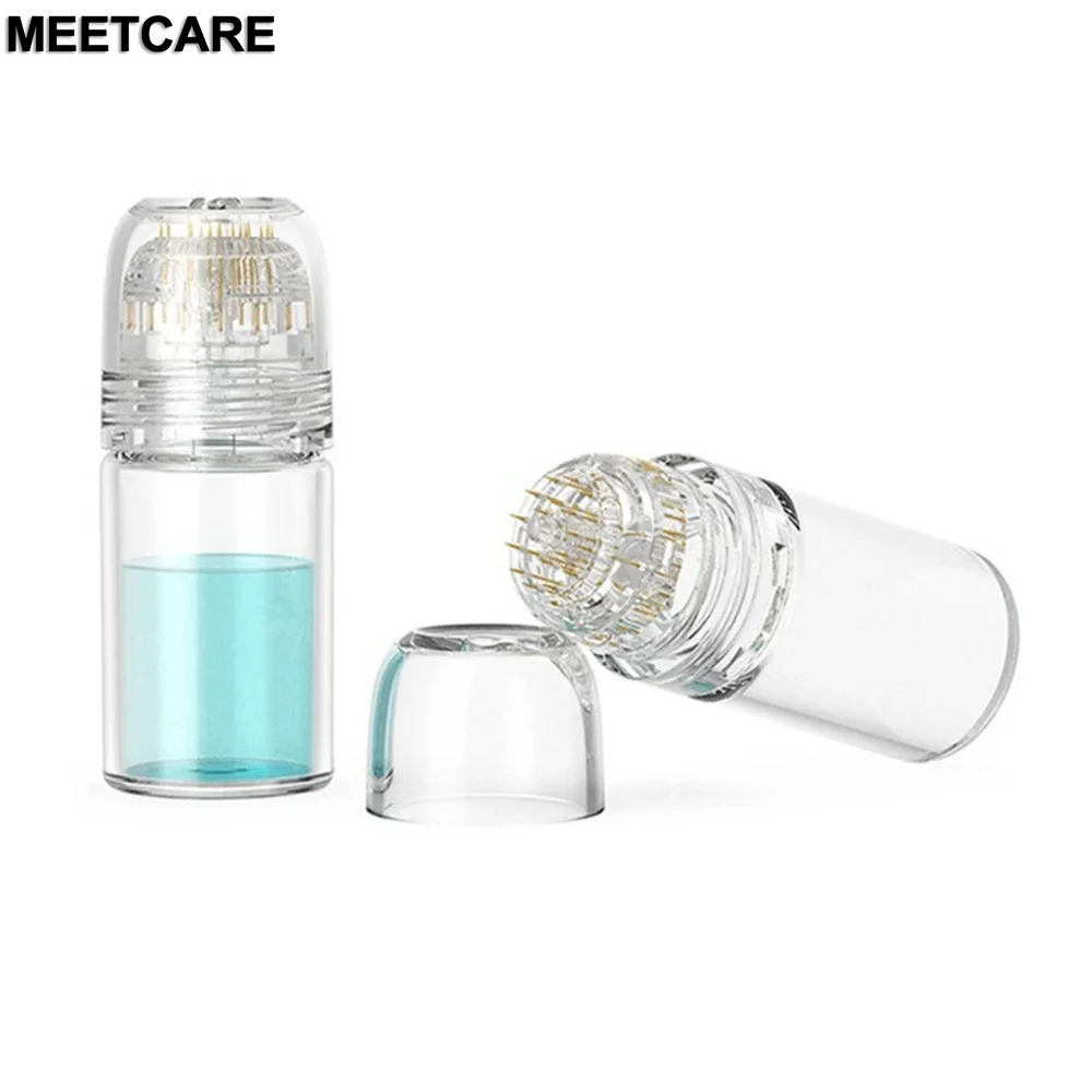 Derma Stamp Microneedling com 20 Agulhas de Titânio para Beleza e Cuidados Pessoais com a Pele