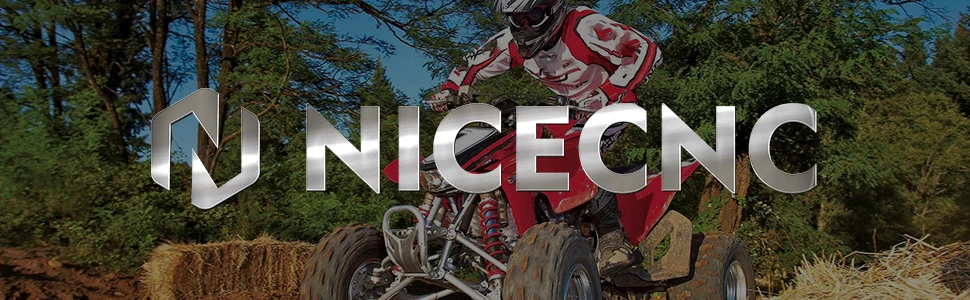 NICECNC Für Honda TRX450R 2006-2009 TRX ATV Hinterer Schwingarm Kettenführungsschutz TRX450ER 2006-2014 Geräuschreduzierung – Detail 1