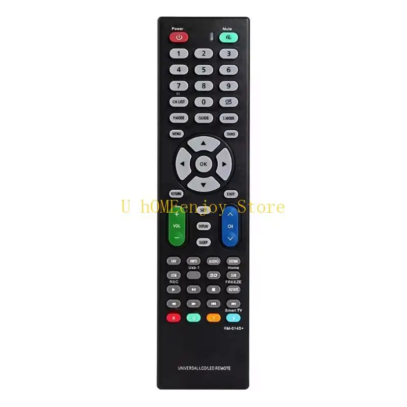 B0KF Replacement Ergonomic Remote Control for RM-014S+ LCD LED Television Remote