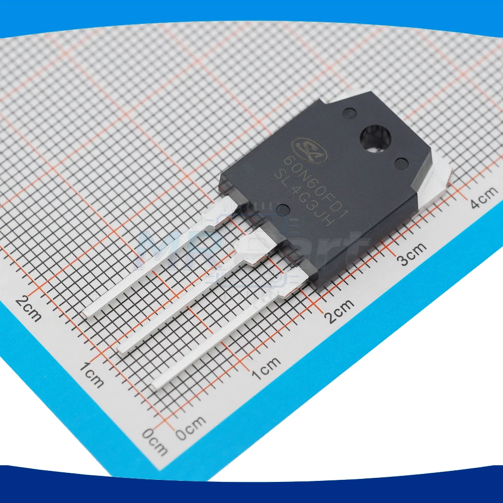 5Pcs SGT60N60FD1 Power Transistor IGBT 600V 60A for Inverter Welding Machine Original Factory New Condition