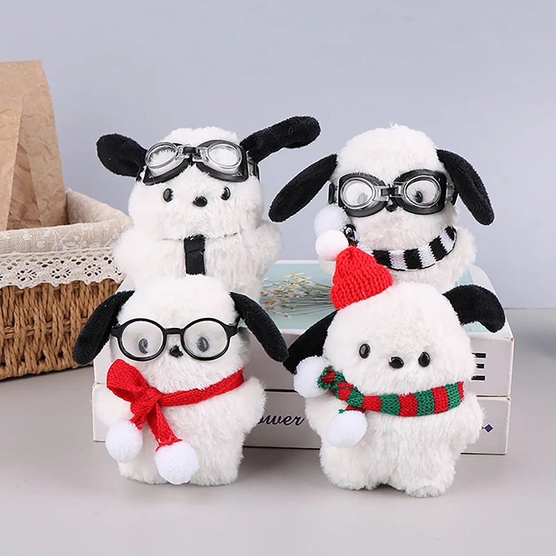 Porte-clés en peluche Sanurgente, porte-clés Pochacco, clé de chien pilote de beurre de dessin animé, pendentif de sac à dos JOCar, cadeau de Noël pour couple d'enfants, Kawaii