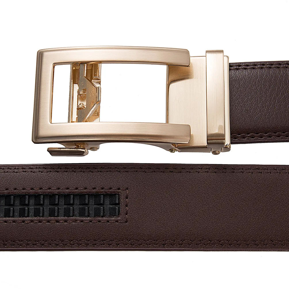 Business Gürtel für Männer Echtes Leder Automatische Männer Gürtel Luxus Hüftgurt Designer Gürtel Männlich Hohe Qualität Fashion Formal – Detail 14