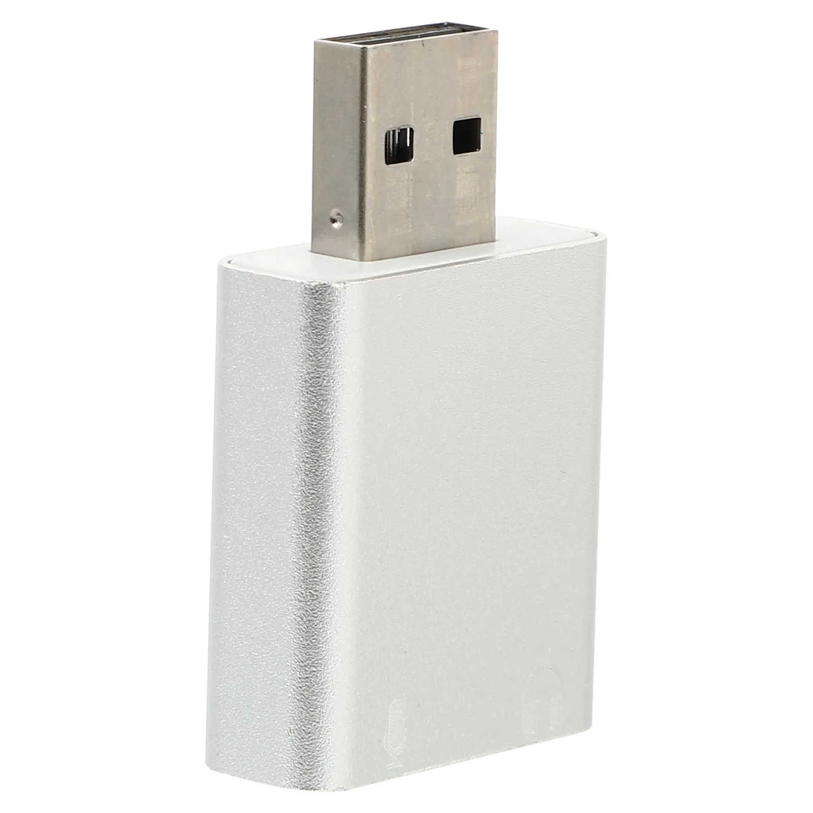 

7.1 USB External Stereo Sound Adapter Compact Plug Play Headphone Microphone Jack Alternative Sound Card 3D Surround Audio