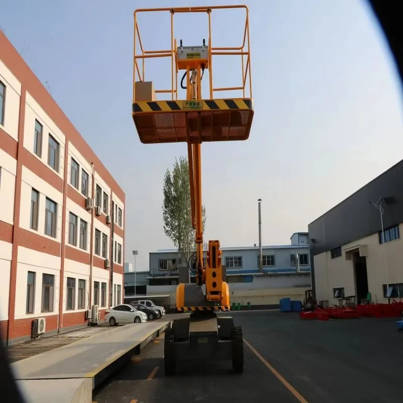 14m 230kg Zoomlion Electric Articulating Boom Lift-High Altitude Working Platform Model ZA14NJE/ZA14NJE-Li