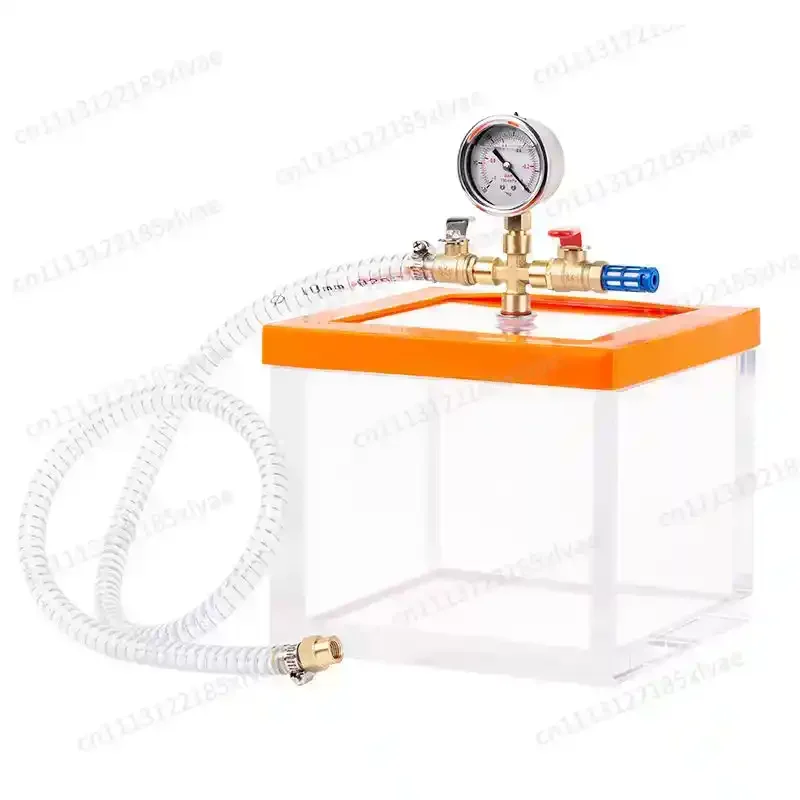 Transparent Acrylic Vacuum Degassing Chamber Defoaming Vessel For Epoxy Resin AB Glue Silicone Cast DIY Craft Accessory - view 3