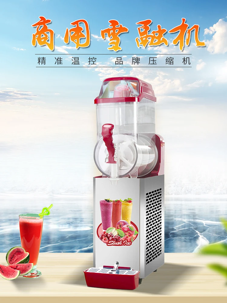 

XEOLEO 12L Singel Tank Slushy Machine 600W Snow Melting Machine Commercial Juice Smoothie Slush Maker Machine