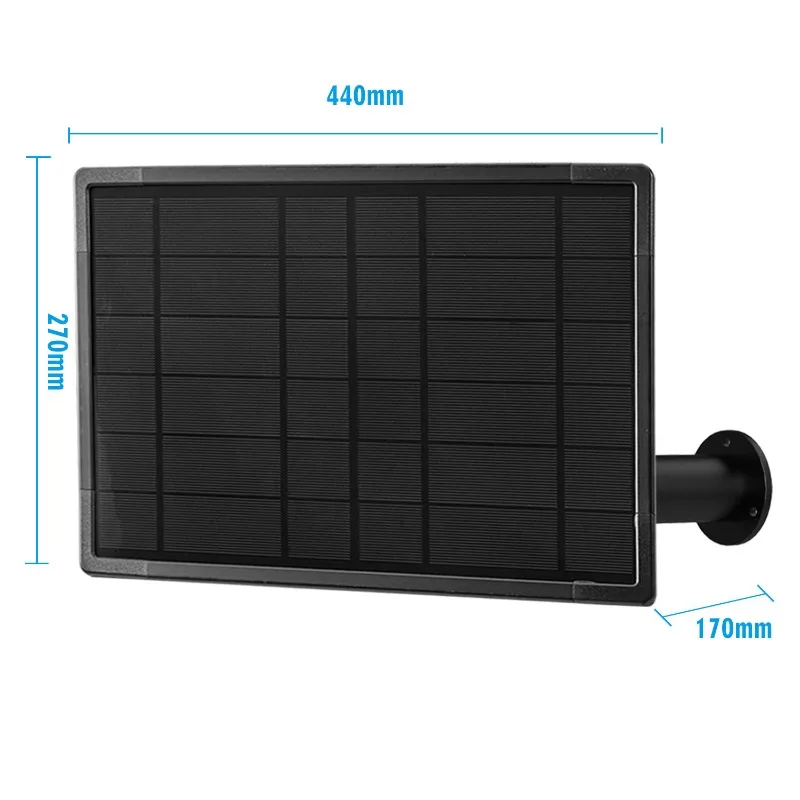 New High Quality Panneau Solaire 25W 12V, Installation D'une Batterie 18650 for Routeur WIFI 4G Domestique, Caméra Wifi