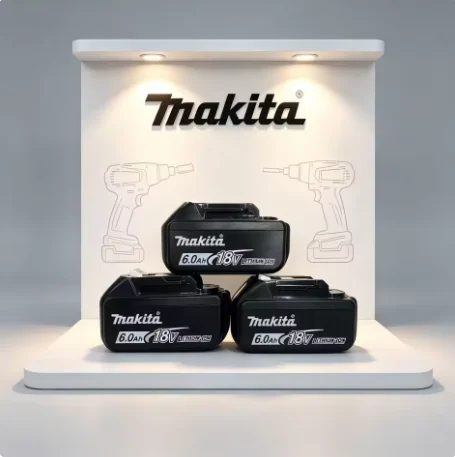 

6.0Ah Original Makita 18V Battery BL1860 BL1860B Rechargeable Lithium-Ion Battery for Makita 18V Power Tools Replace the battery