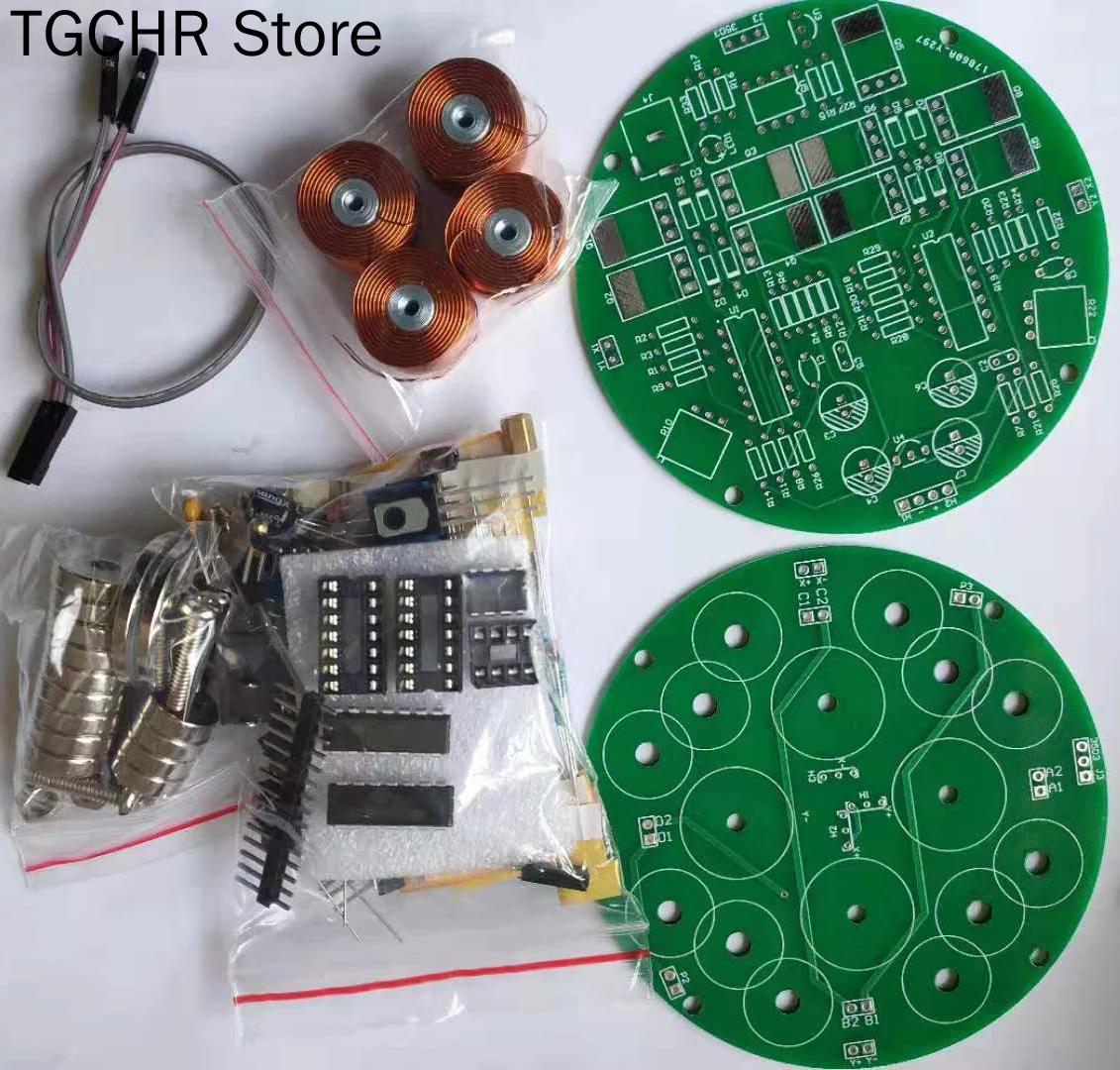 kit de levitacao magnetica para faca voce mesmo producao eletronica aprendendo pecas produtos acabados divertidos push down 01