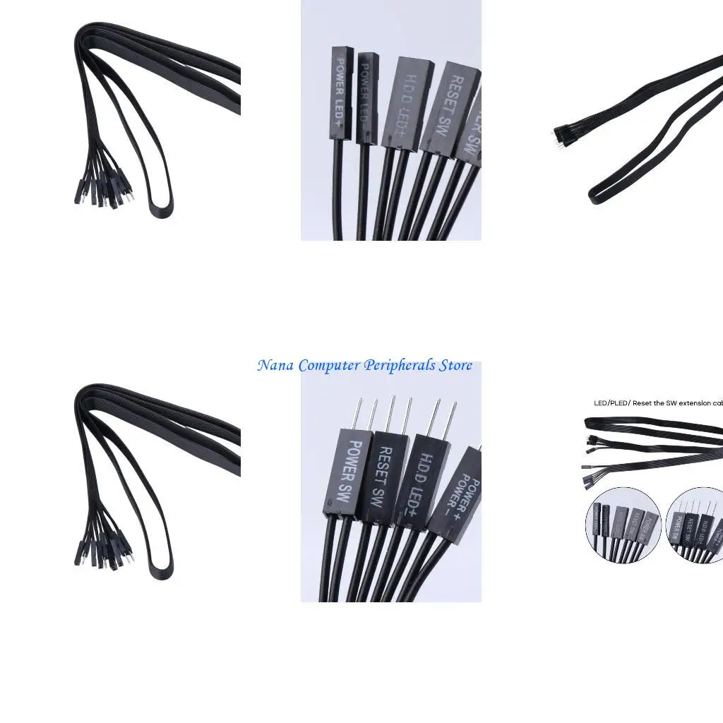 F68C 마더 보드 HDD LED/PLED/RESET SW 전력 SW EXTENSION CABLE 2 핀 여성 대 남성