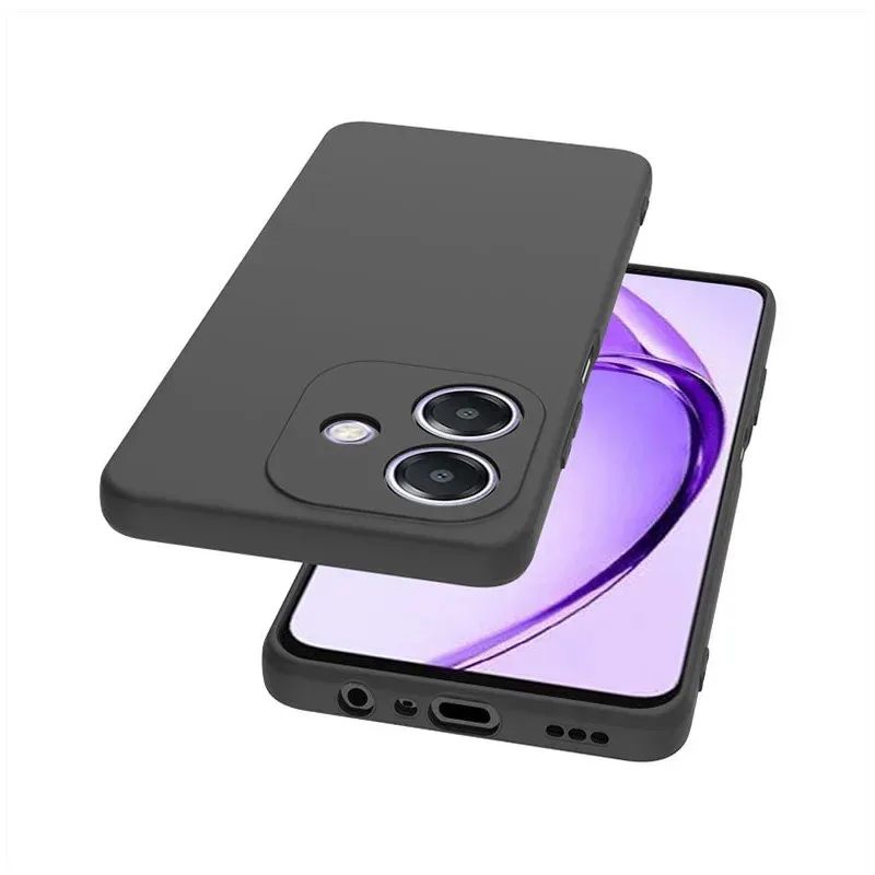 For OPPO A40 M 4G A40M A3X A3 X 5G A60 5G Back Cover TPU Soft Black Slim Matte Silicone Mobile Phone Cases Coques Capa Carcase