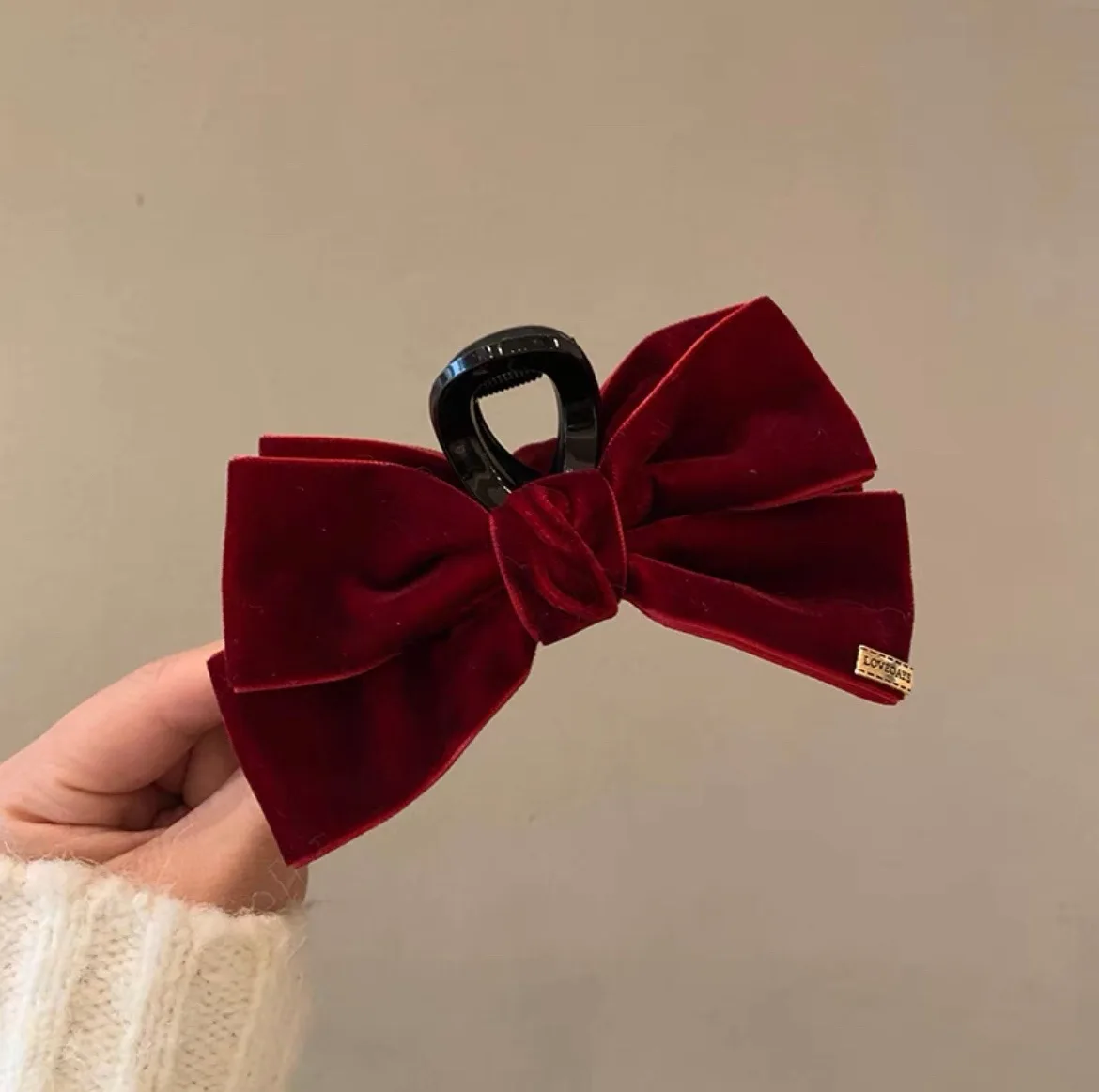 Large Bow Hair Claw Nonslip Hair Jaw Strong Hold Clamps Fashion Hair Accessories for Women and Girls image 2