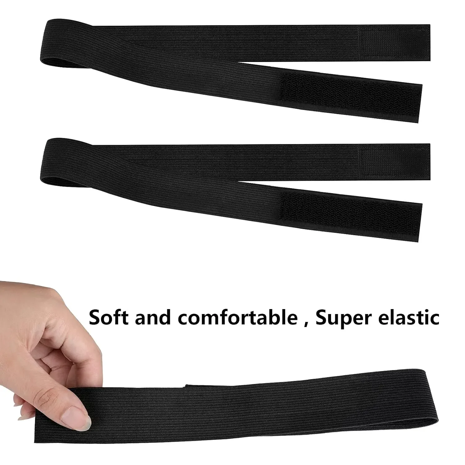 3 قطع من أربطة ذوبان الدانتيل المرنة، عصابات رأس شعر مستعار قابلة للتعديل لوضع أمامي من الدانتيل