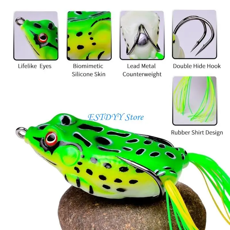 

G6DE Topwater Lures Set Fishing Lures with Hook Trout Swimbait Baits