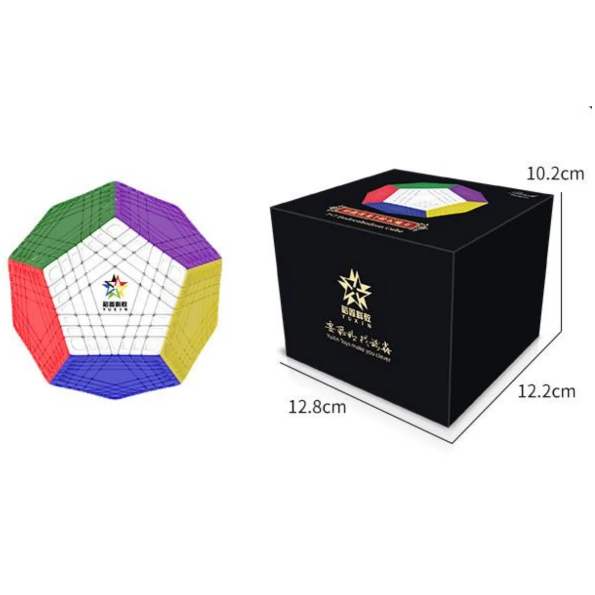 YuXin TeraMinx HuangLong 7x7 Cubo Megaminx rompecabezas, Cubo mágico sin pegatinas, juguetes educativos profesionales de velocidad