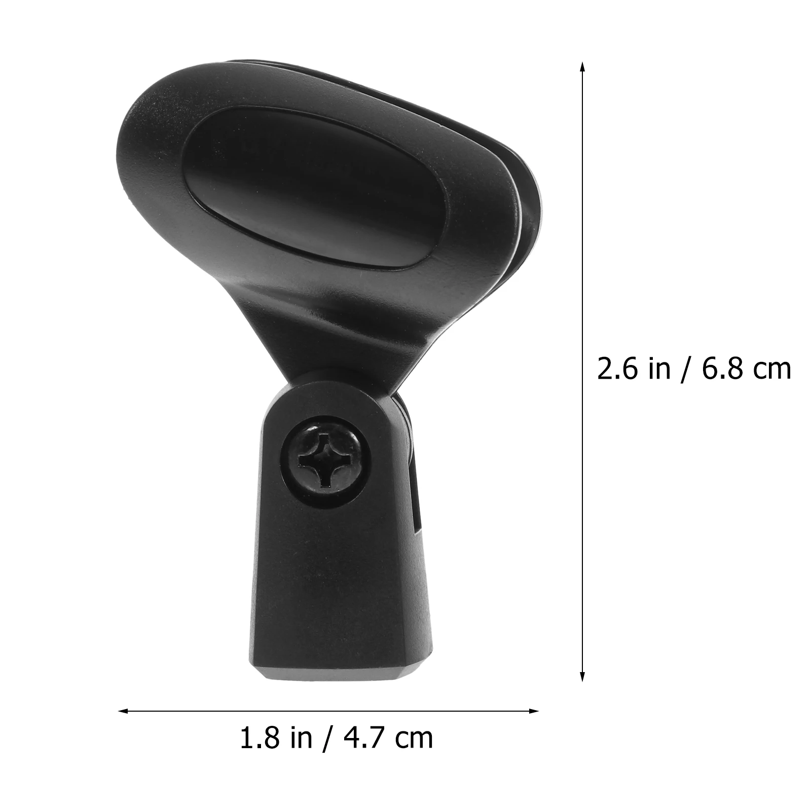 

5set Microphone Clips Durable Adjustable Clamp Stand Holders Fits Most Mics Sound Equipment Accessories Portable Audio Video