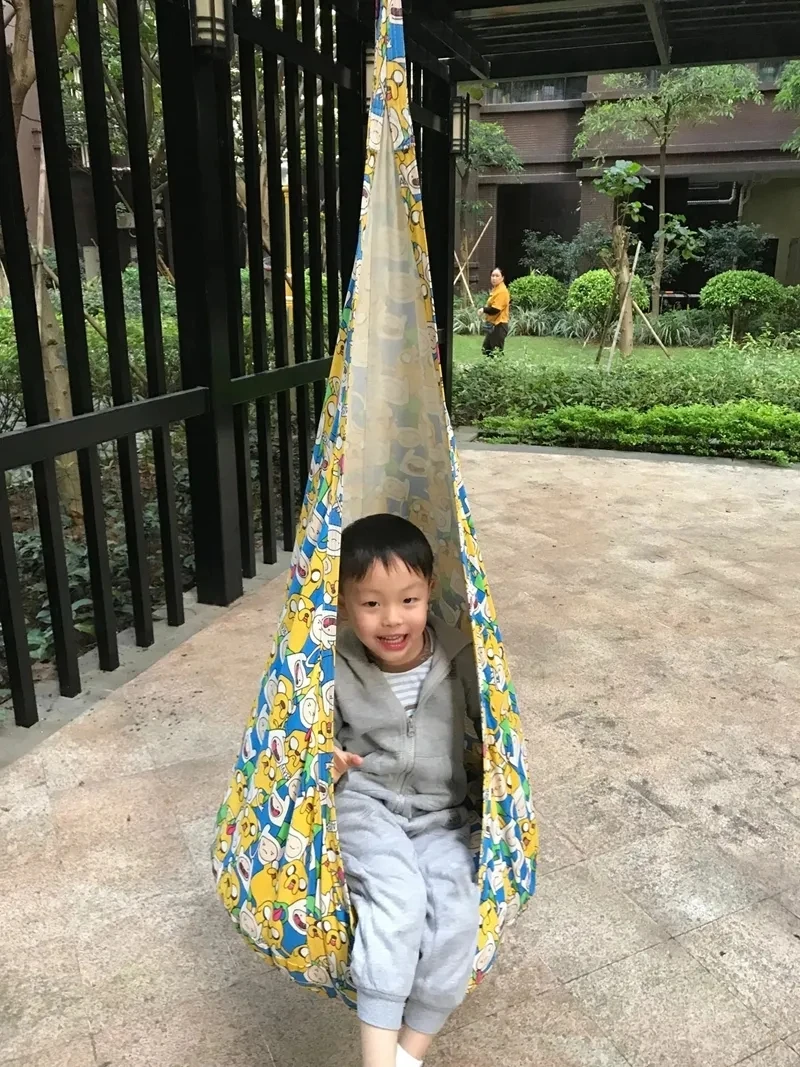 Kid Hammock mobili da giardino Pod altalene sedia Indoor Outdoor Hanging Seat Child cococoon Swing Seat Patio Portable