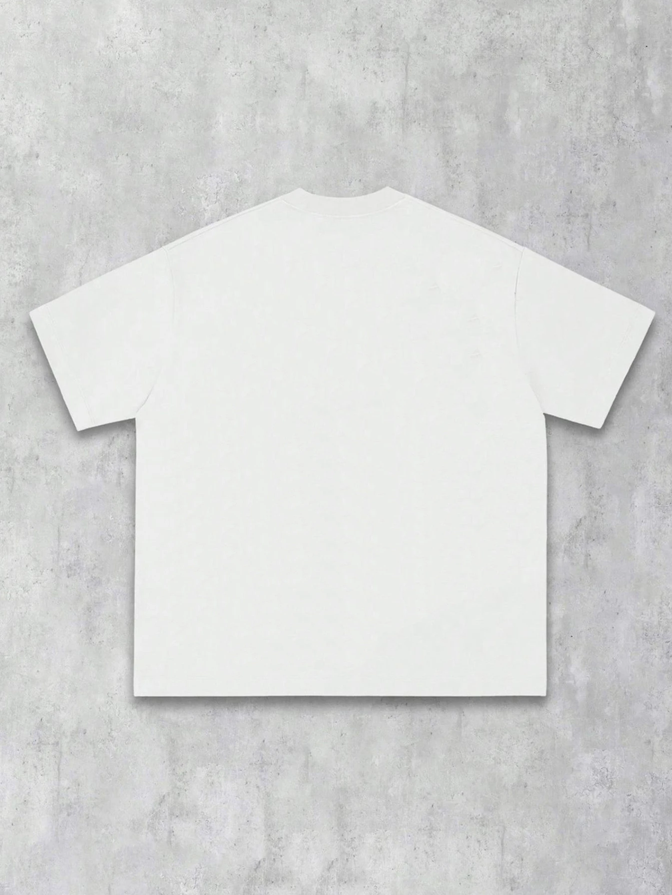 New Men's T-Shirt: White base with cartoon-style character print and green aiming ring detail casual wear  oversized t shirt