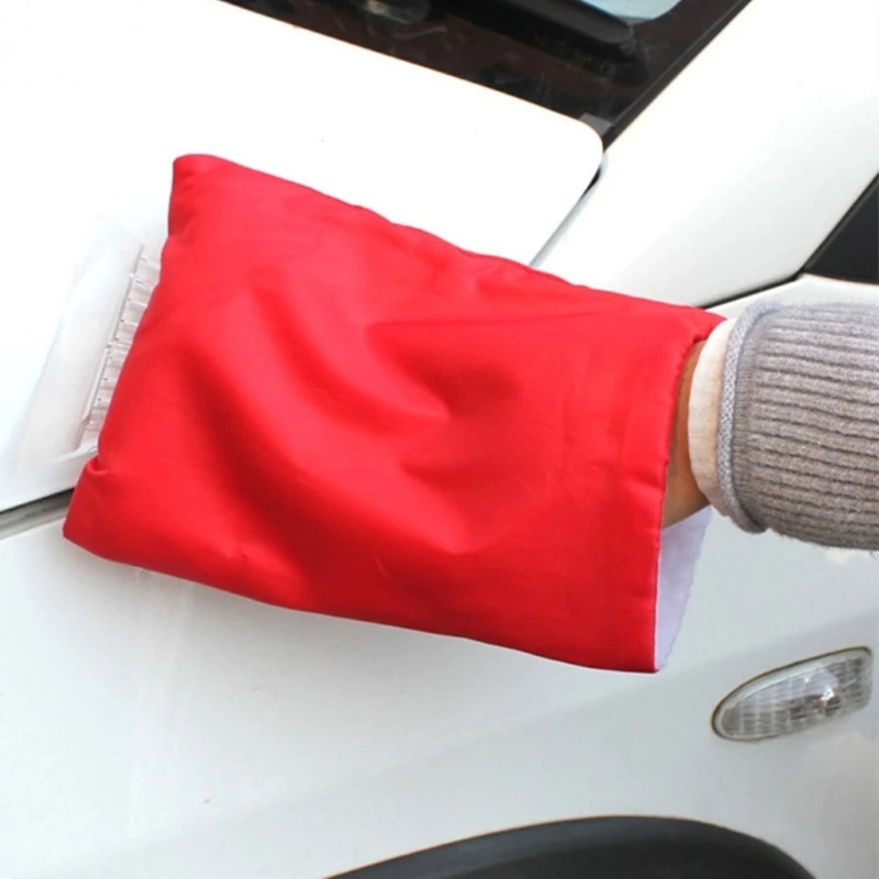 Xẻng làm sạch tuyết mùa đông Ice Scraper Frost Loại găng tay kiểu dáng với màu sắc tươi sáng để tăng cường khả năng hiển thị và