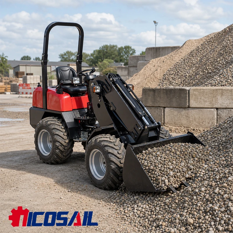 Customized High Lifting Capacity Telescopic Wheel Loader for Construction Compact Telescopic Boom Loader with CE