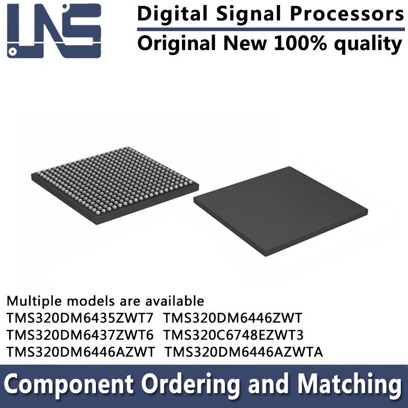 1PCS TMS320DM6446ZWT TMS320C6748EZWT3 TMS320DM6435ZWT7 TMS320DM6437ZWT6 TMS320DM6446AZWT TMS320DM6446AZWTA Digital Signal Proces