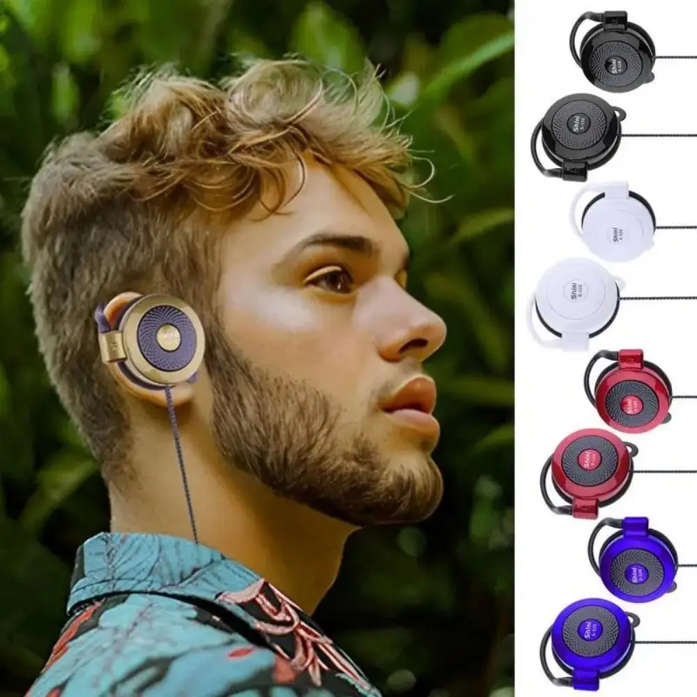 Ear Hanging Ear Hanging Wired Headphones Stereo 3.5mm Jack Ear Hanging Game Sports Headphone Multiple Color Wired Earphones