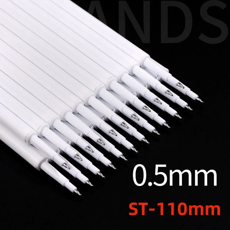 Gel Pen Refills Length ST-110mm Ink Colors Red Blue Black Refill For Shool Office Writing Point 0.5mm Stationery Supplies