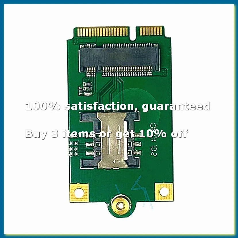 4G 5G M.2 to Pcie Adapter NGFF to Mini Pci-E Adapter Board with SIM Card Slot for L860- DW5820E DW5816E EM7455-DTA9