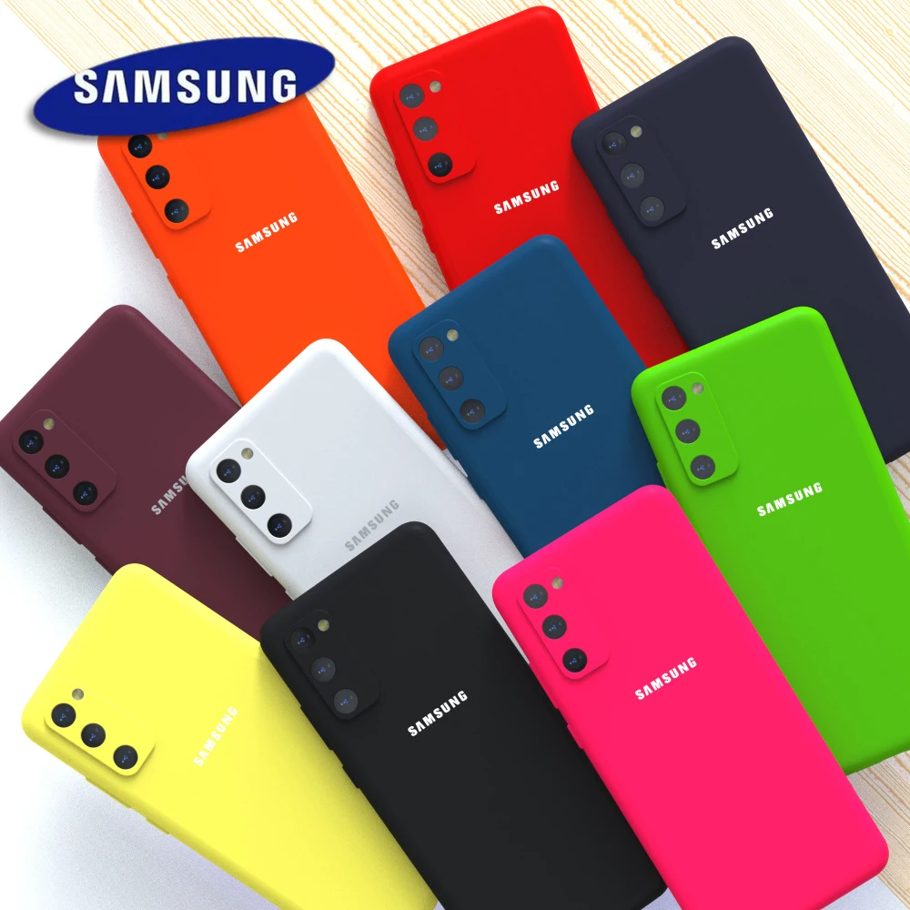 Luxury Liquid Silicone Case for Samsung Galaxy S20FE S20 S21 S23 S24 FE S22 Plus A52 A53 A73 A72 Phone Back Cover Coque Funda