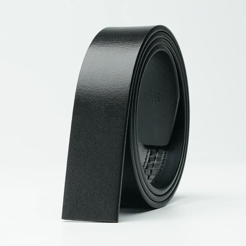Men's 3.5cm Leather Belt Strap without Buckle Adjustable Replacement Strap High Quality Leather for Customized Belt Making