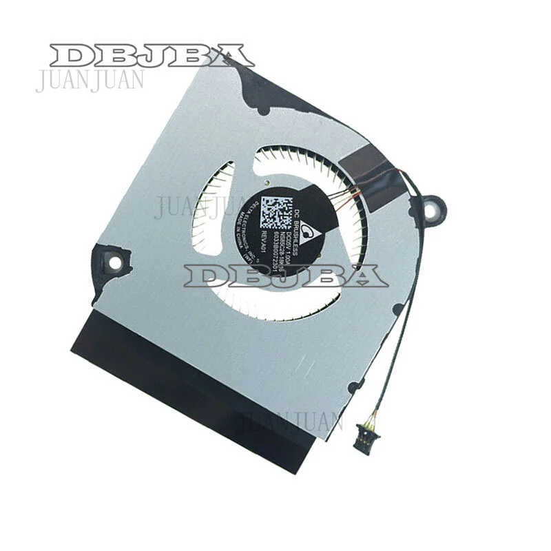 

A+ FOR Laptop CPU Cooling Fan DC05V 1.00A NS85C28-18K16 6033B0072301 4Pin metal leaf