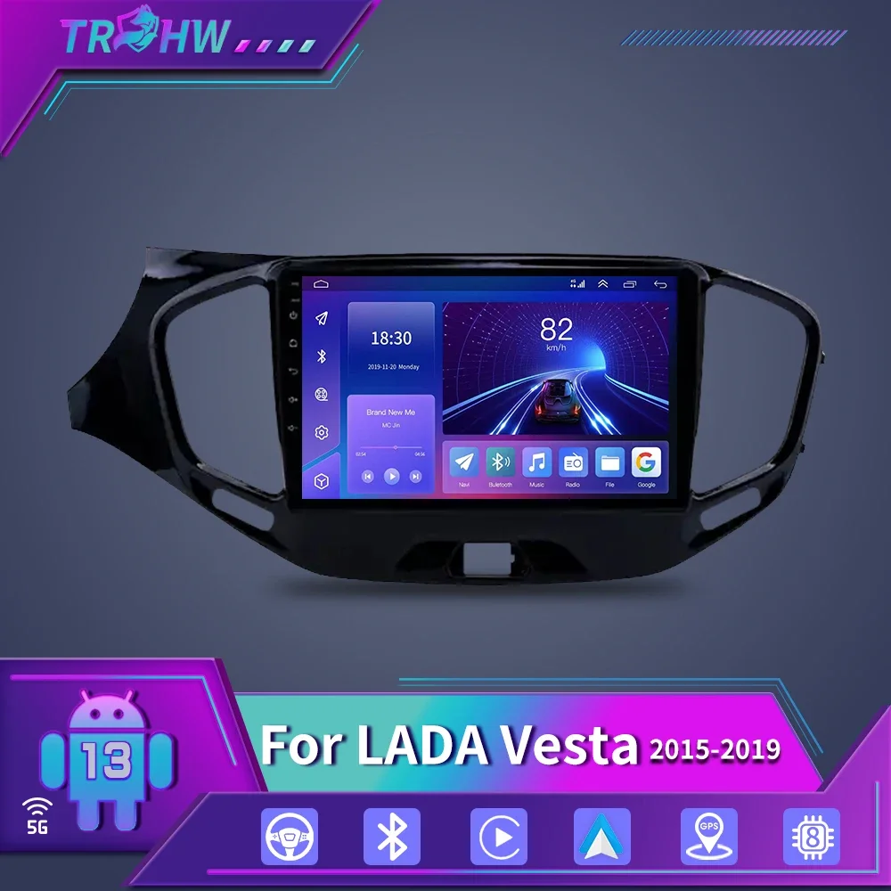 

Carplay Car Radio for LADA Vesta Cross Sport 2015 - 2020 Multimedia Player 2 Din Stereo GPS IPS DVD Autoradio