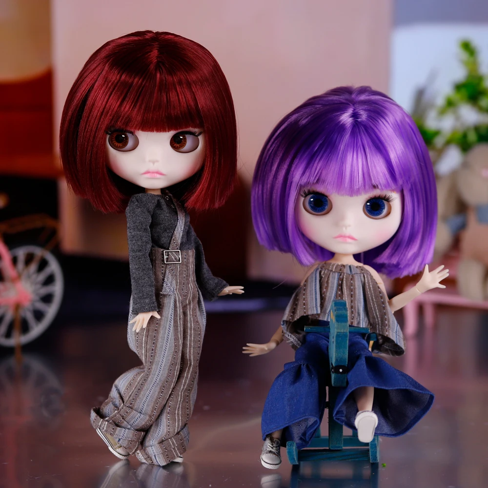 ICY DBS Blyth Doll 1/6 BJD Anime Doll Joint Body white Skin Matte Face Fashion Set 30cm Toy