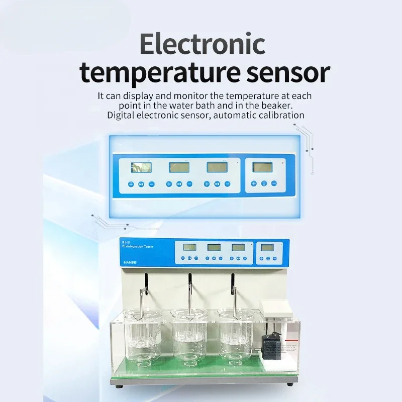 2 Stations Tablet Disintegration Tester for Factory Laboratory Use