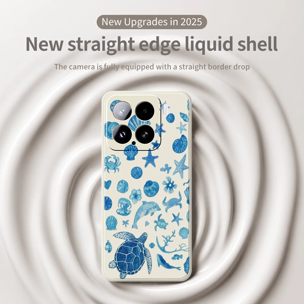 Custodia protettiva per telefono Ocean per Xiaomi Mi 15 Ultra Mi 14T 13T 12T 11T Pro Cover in silicone per Xiaomi Mi 13T Pro Mi 11T Pro Custodie