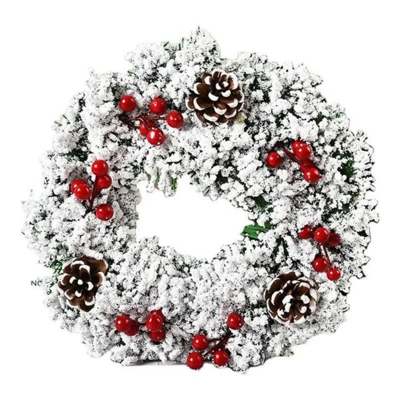 

Christmas Celebration Christmas Wreath Indoor Outdoor Decor Easy To Hang Five Style Choices Handmade Craftsmanship