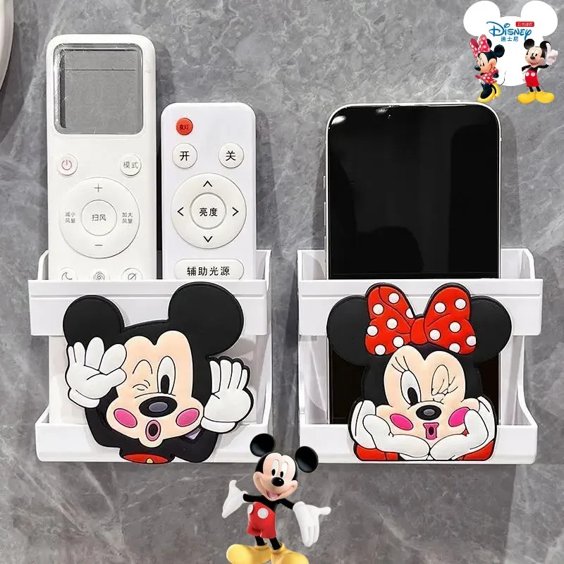 

kawaii disney minnie home cute three-dimensional cartoon design bedside non-punch remote control mobile phone shelf storage box