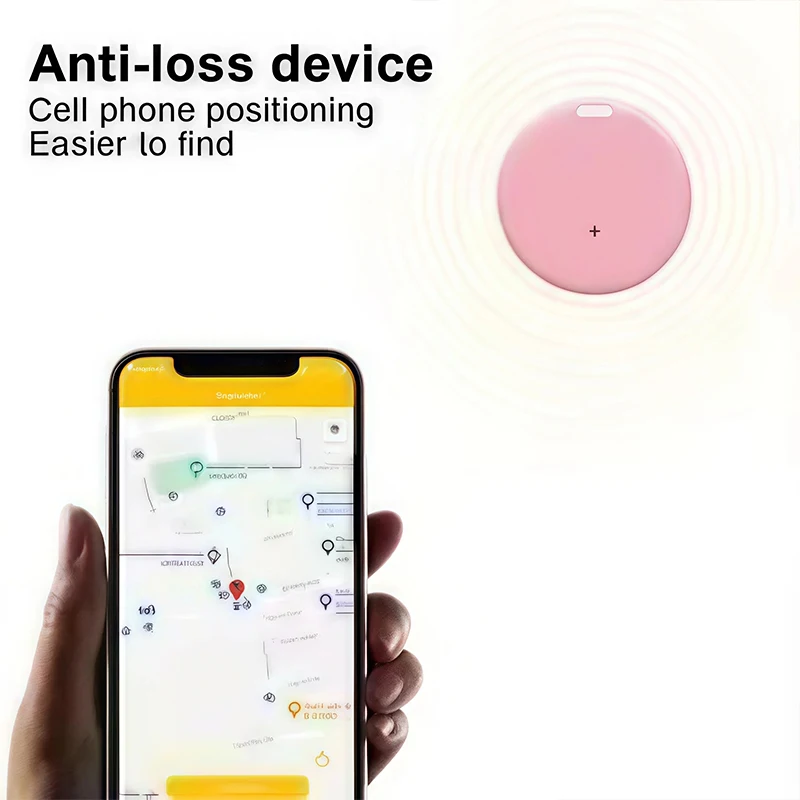 Localizador GPS etiqueta inteligente para IPhone Android, Mini rastreador GPS inalámbrico, llave de alarma antipérdida, bolso para niños, buscador de billetera, aplicación Bluetooth