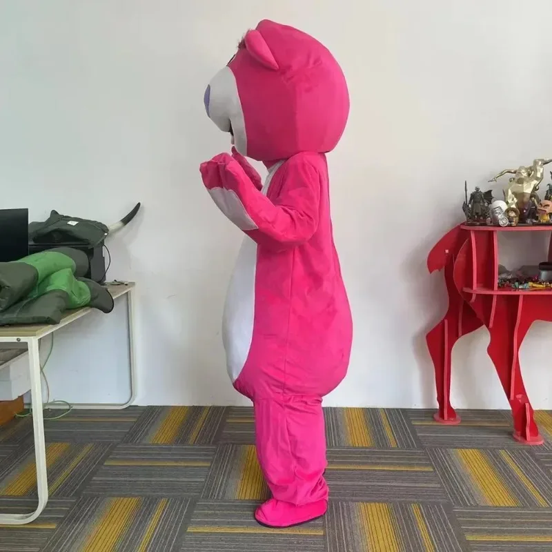 Lotso Huggin oso fresa disfraz de Cosplay Toy Story mascota disfraz publicidad fiesta Animal accesorios de fiesta de Carnaval
