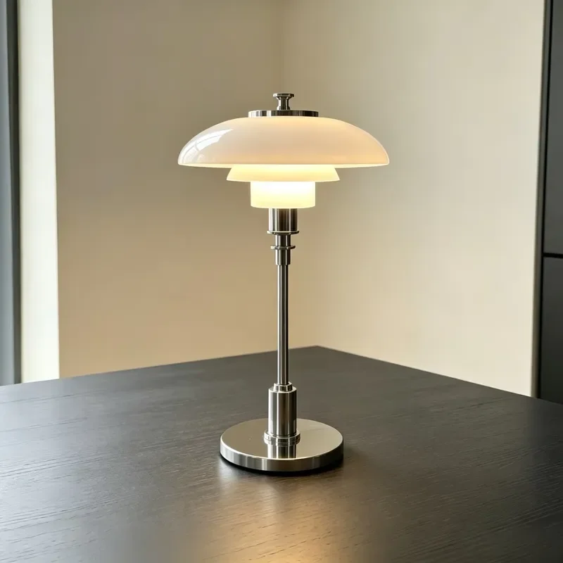 Adjustable Brightness Cordless LED Desk Lamp Touch Control Night Light Portable Reading Table Lamp for Study Bedroom Office