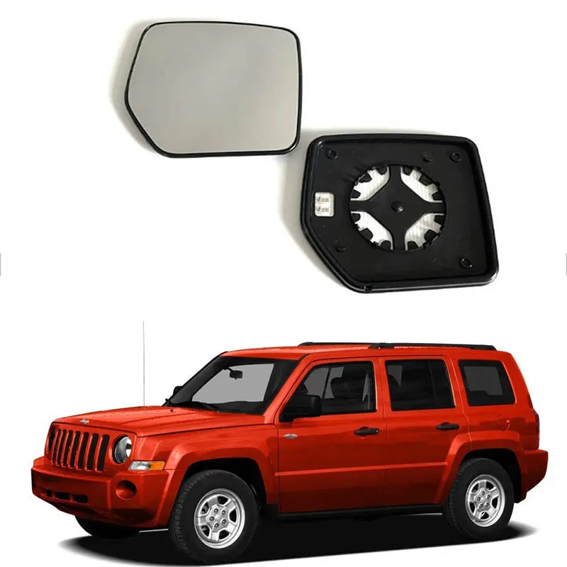 

Suitable for 07-17 Jeep Patriot reversing lens heated rearview mirror reflector