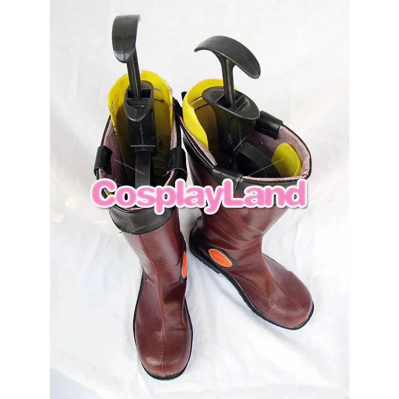

2025 12 Ю-Ги-О! Yusei Fudo Brown аниме вечерние ботинки для косплея, мужская обувь на заказ