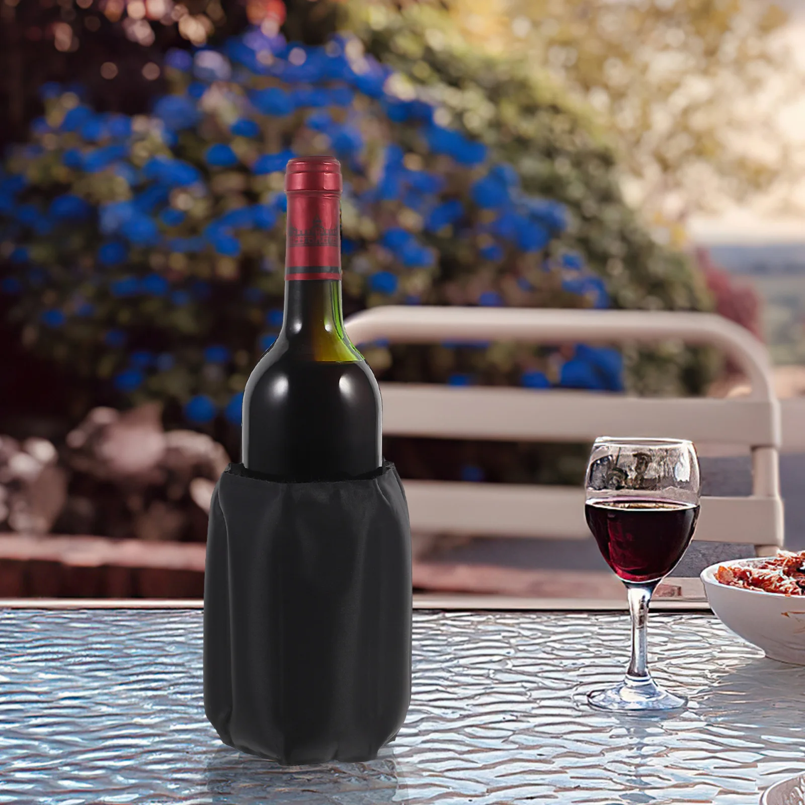 Wine Bottle Cooler Sleeve Gel Ice Packs Reusable Portable Insulated Cooling For Beer Wine Storage Camping Travel Lunch Box