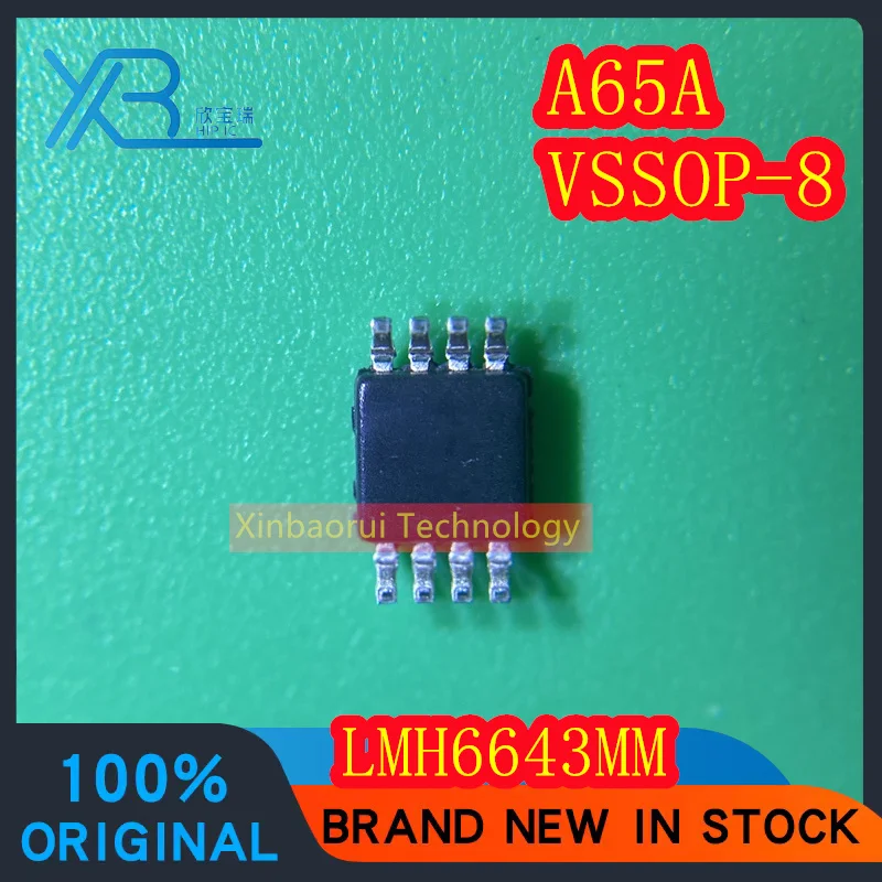 (5/10pieces) LMH6643MMX LMH6643MM LMH6643 SMD VSSOP-8 Parts Mark A65A Dual Operational Amplifier Electronics Brand New